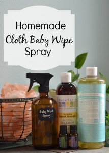 Cloth Baby Wipe Spray
