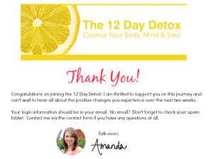 Thank You 12 Day Detox